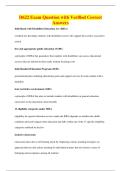 D622 Exam Question with Verified Correct&NewLine;Answers