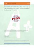 ATI RN COMMUNITY HEALTH CMS ACTUAL EXAM 2026&sol;2027 &NewLine;&vert; 100 Questions & Correct Answers &vert; Proctored Test Bank &vert; &NewLine;Pass Guaranteed - A&plus; Graded 