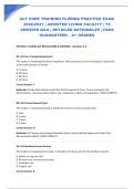 ALF CORE TRAINING FLORIDA PRACTICE EXAM 2026&sol;2027 &vert; ASSISTED LIVING FACILITY &vert; 75 VERIFIED Q&A &vert; DETAILED RATIONALES &vert; PASS GUARANTEED &ndash; A&plus; GRADED