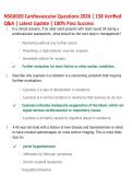 NSG 6020 Cardiovascular Questions 2026 &vert; 158 Questions and Answers &vert; Latest Exam Review Study Guide