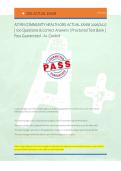 ATI RN COMMUNITY HEALTH CMS ACTUAL EXAM 2026&sol;2027 &NewLine;&vert; 100 Questions & Correct Answers &vert; Proctored Test Bank &vert; &NewLine;Pass Guaranteed - A&plus; Graded 