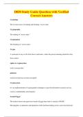 D830 Study Guide Question with Verified&NewLine;Correct Answers