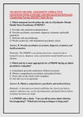 NR 548 PSYCHIATRIC ASSESSMENT 150PRACTICE&NewLine;QUESTIONS WITH ANSWERS AND DETAILED RATIONALES&NewLine;Chamberlain Nursing 2026&sol;2027 Study Review