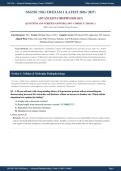 NSG 530 Exam 1 2026&sol;2027 &vert; Wilkes Advanced Pathophysiology &vert; Verified Q&A &vert; Grade A &vert; Pass Guaranteed&NewLine;&NewLine;