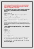 NUR 242 EXAM 2 MED-SURG MEDICAL-SURGICAL NURSING &NewLine;GALEN 2026&sol;2027 &ndash; QUESTIONS AND ANSWERS &vert; VERIFIED &NewLine;PRACTICE &vert; DETAILED RATIONALES 