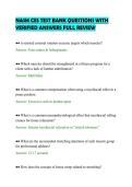 NASM CES TEST BANK QUESTIONS WITH&NewLine;VERIFIED ANSWERS FULL REVIEW
