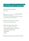 NATS 1670 COMPLETE EXAMINATION TEST&NewLine;QUESTIONS WITH VERIFIED SOLUTIONS