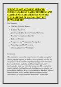 NUR 242 EXAM 2 MED-SURG MEDICAL&NewLine;SURGICAL NURSING GALEN QUESTIONS AND &NewLine;CORRECT ANSWERS &lpar;VERIFIED ANSWERS&rpar; &NewLine;PLUS RATIONALES 2026 Q&A &vert; INSTANT &NewLine;DOWNLOAD PDF&period; 