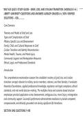 MILT 625 QUIZ 3 STUDY GUIDE &ndash; GRIEF&comma; LOSS&comma; AND CIVILIAN TRANSITION &vert; MODULES 5&ndash;6 &vert;&NewLine;LIBERTY UNIVERSITY QUESTIONS AND ANSWERS ALREADY GRADED A&plus;&vert; 100&percnt; VERIFIED&NewLine;SOLUTIONS &ndash; USU&hellip;&hellip;&hellip;&period;&period;&period;