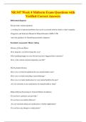 NR 547 Week 4 Midterm Exam Questions with&NewLine;Verified Correct Answers