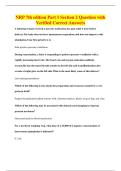 NRP 7th edition Part 1 Section 2 Question with&NewLine;Verified Correct Answers