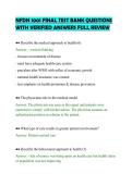 NFDN 1001 FINAL TEST BANK QUESTIONS&NewLine;WITH VERIFIED ANSWERS FULL REVIEW