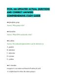 PCOL 838 UPDATED ACTUAL QUESTIONS&NewLine;AND CORRECT ANSWERS&NewLine;COMPREHENSIVE STUDY GUIDE&NewLine;