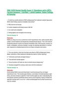 NSG 3450 Mental Health Exam 3 &vert;Questions with 100&percnt;&NewLine;Correct Answers &vert; Verified &vert; Latest Update- Galen College&NewLine;of Nursing