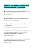 PMKEE E6 TEST BANK QUESTIONS WITH&NewLine;VERIFIED ANSWERS FULL REVIEW
