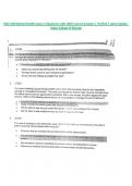 NSG 3450 Mental Health Exam 2 &vert;Questions with 100&percnt; Correct Answers &vert; Verified &vert; Latest Update-Galen College of Nursing