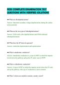 RCES COMPLETE EXAMINATION TEST&NewLine;QUESTIONS WITH VERIFIED SOLUTIONS