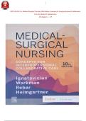 TEST BANK For Medical-Surgical Nursing 10th Edition Concepts for Interprofessional Collaborative Care&comma; by Donna D&period; Ignatavicius&comma; All chapters 1 &ndash; 69Download as Pdf File UPDATED