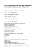 NURS 373 PEDIATRIC NURSING QUESTIONS AND ANSWERS &vert; NURS 373 STUDY GUIDE & PRACTICE TEST 2026&sol;2027