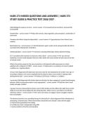 &NewLine;NURS 373 MISSED QUESTIONS AND ANSWERS &vert; NURS 373 STUDY GUIDE & PRACTICE TEST 2026&sol;2027&NewLine;&NewLine;
