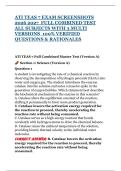 ATI TEAS 7 EXAM SCREENSHOTS 2026 2027  FULL COMBINED TEST    ALL SUBJECTS WITH 3 MULTI VERSIONS  100&percnt; VERIFIED QUESTIONS & RATIONALES