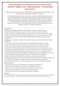 NAPA CPFA CERTIFICATION EXAM 2026 COMPLETE ACTUAL AND AUTHENTIC EXAM QUESTIONS AND CORRECT ANSWERS WITH RATIONALES&vert; PUBLIC FINANCE ADMINISTRATION STUDY GUIDE
