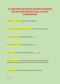 CLC EXAM LATEST 2026 UPDATED QUESTIONS AND VERIFIED &NewLine;100&percnt; SOLUTIONS &lpar;2026&sol;2027&rpar; GRADE&colon; A&plus;&vert;STATUS&colon; &NewLine;GUARANTEED PASS 