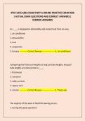 4TH CLASS ABSA EXAM PART A ONLINE PRACTICE EXAM 2026 &vert; ACTUAL EXAM QUESTIONS AND CORRECT ANSWERS &vert; VERIFIED ANSWERS