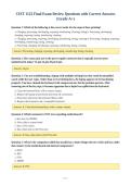 CIST 1122 Final Exam Review Questions with Correct Answers&NewLine;&lpar;Grade A&plus;&rpar;