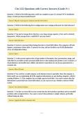 Cist 1122 Questions with Correct Answers &lpar;Grade A&plus;&rpar;