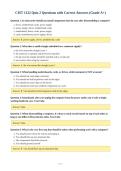 CIST 1122 Quiz 2 Questions with Correct Answers &lpar;Grade A&plus;&rpar;