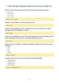 Package Deal-&semi;&semi;CIST 1122 Exams with CORRECT Answers &lpar;New Update&rpar;