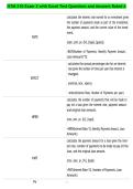 ISTM 210 Exam 2 with Excel Test Questions and Answers Rated A