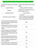 Capstone Mid Term Exam Test Questions and Answers Rated A