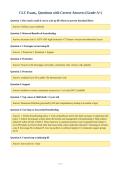 CLC Exam&comma;&comma; Questions with Correct Answers &lpar;Grade A&plus;&rpar;