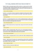 CLC exam&comma;&comma;&comma; Questions with Correct Answers &lpar;Grade A&plus;&rpar;