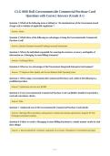CLG 0010 DoD Governmentwide Commercial Purchase Card&NewLine;Questions with Correct Answers &lpar;Grade A&plus;&rpar;