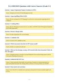 Package-&semi;&semi;CLG 0010 Exams with CORRECT Answers 
