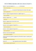 CM 2113 Midterm Questions with Correct Answers &lpar;Grade A&plus;&rpar;