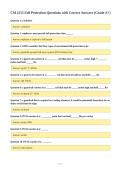CM 2215 Fall Protection Questions with Correct Answers &lpar;Grade A&plus;&rpar;