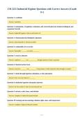 CM 2215 Industrial Hygiene Questions with Correct Answers &lpar;Grade&NewLine;A&plus;&rpar;