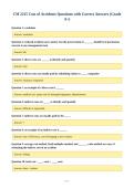 CM 2215 Cost of Accidents Questions with Correct Answers &lpar;Grade&NewLine;A&plus;&rpar;