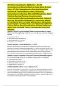 ATI RN Comprehensive 2026&sol;2027 &vert; ATI RN Comprehensive Nursing Review Study Guide & Exam Prep &vert; ATI RN Comprehensive Practice Questions&comma; Answers & Detailed Rationales &vert; ATI Nursing Comprehensive Review&comma; NCLEX-RN Readiness&comma; Adult Medical-Surgical Nursing&comma; F
