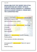 Official Indiana QMA State Test study Guide &lpar;Latest 2026&sol;2027&rpar; &vert; Graded A&plus; &vert; 380 Q&A