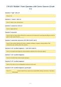CM 4211 Module 1 Notes Questions with Correct Answers &lpar;Grade&NewLine;A&plus;&rpar;