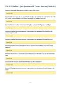 CM 4211 Module 1 Quiz Questions with Correct Answers &lpar;Grade A&plus;&rpar;
