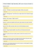 CM 4211 Module 2 Quiz Questions with Correct Answers &lpar;Grade A&plus;&rpar;