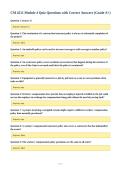 CM 4211 Module 4 Quiz Questions with Correct Answers &lpar;Grade A&plus;&rpar;