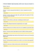 Package Deal-&semi;&semi;CM 4211  Exams with CORRECT Answers 
