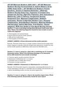 ATI RN Maternal Newborn 2026&sol;2027 &vert; ATI RN Maternal-Newborn Nursing Proctored Exam & Content Mastery Series &lpar;CMS&rpar; Study Guide &vert; ATI RN Maternal Newborn Practice Questions&comma; Answers & Detailed Rationales &vert; Maternal-Newborn Nursing Exam Prep&comma; Pregnancy & Pre